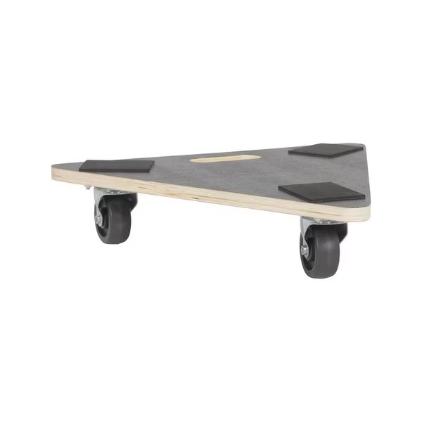 HARDWOOD DOLLY-TRIANGLE DECK 300K LB 16.5X18.5, Vestil, Mfr#: HDOS-TRI-18-300